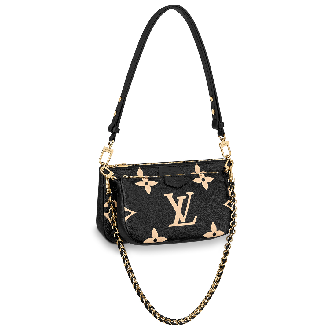 Louis Vuitton MULTI POCHETTE ACCESSOIRES Monogram M45777 Black/Cream